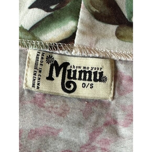 Floral Kimono Robe With Belt By Show Me Your Mumu O/S White Pink Lightweight - Picture 6 of 7